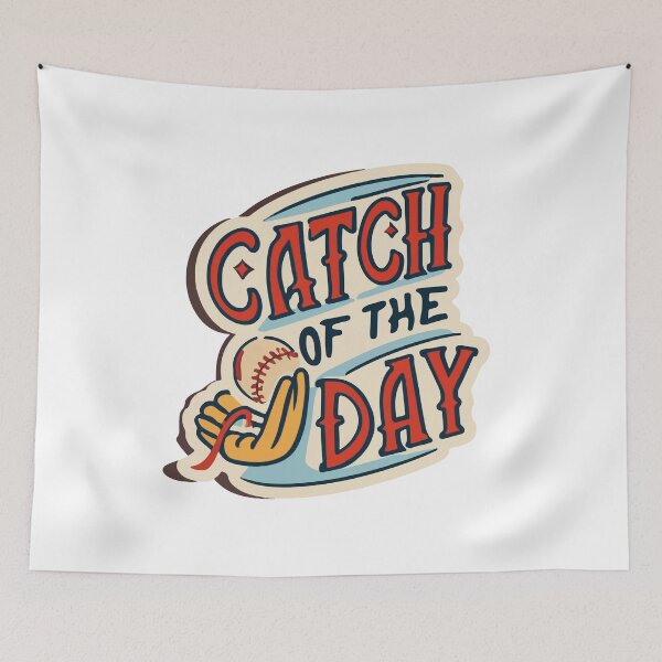 Item preview, Catch of the Day - Retro Baseball Glove Design designed and sold by NiftyWrx.
