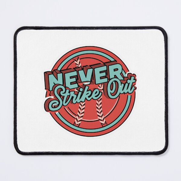 Item preview, Never Strike Out Baseball Mom Pop Art Design designed and sold by NiftyWrx.