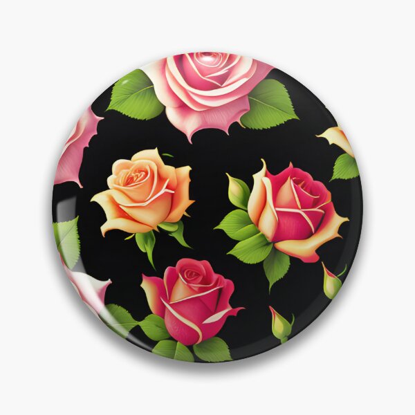 Item preview, Roses with black background designed and sold by DesignsbyVelvet.
