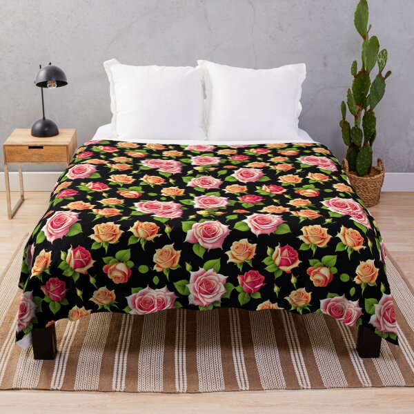 Item preview, Roses with black background designed and sold by DesignsbyVelvet.