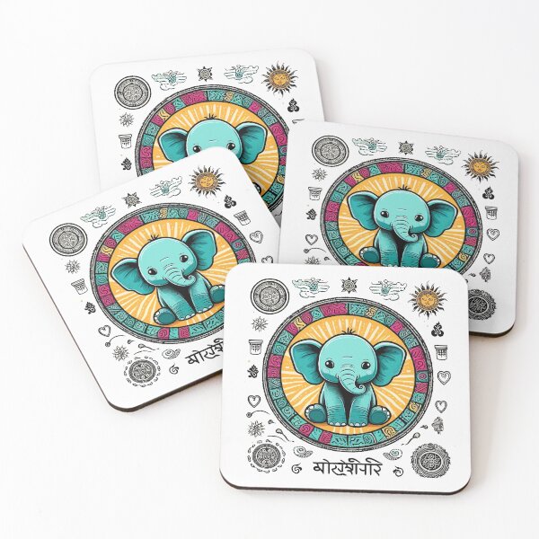 Item preview, Indian Elephant Mandala Art - Cultural Harmony Illustration designed and sold by FarBeyound.