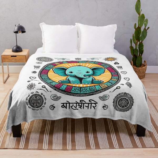 Item preview, Indian Elephant Mandala Art - Cultural Harmony Illustration designed and sold by FarBeyound.