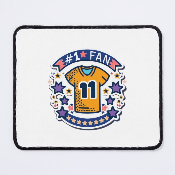 Item preview, Baseball Mom #1 Fan Jersey Design designed and sold by NiftyWrx.
