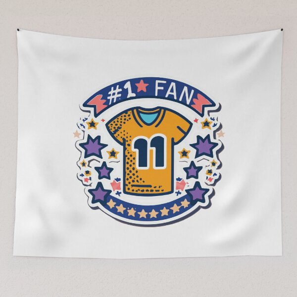Item preview, Baseball Mom #1 Fan Jersey Design designed and sold by NiftyWrx.