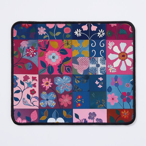 Item preview, patchwork flower designed and sold by cathygwen.