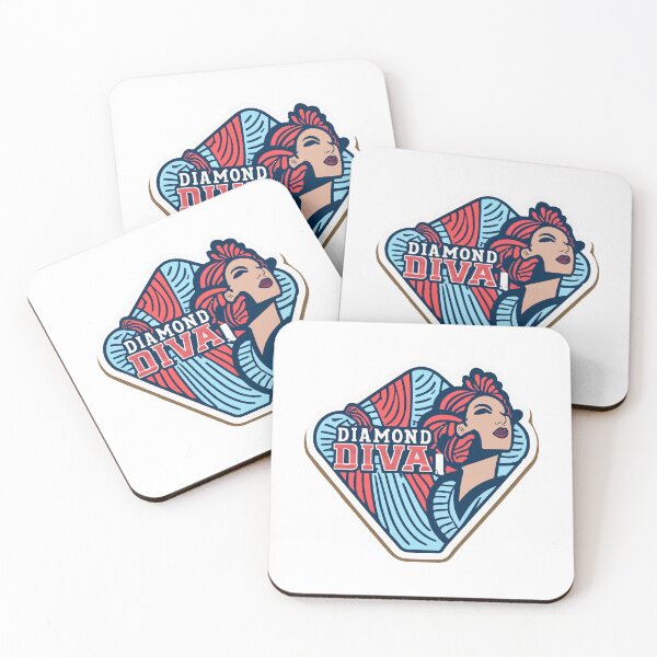 Item preview, Diamond Diva Baseball Abstract Graphic designed and sold by NiftyWrx.