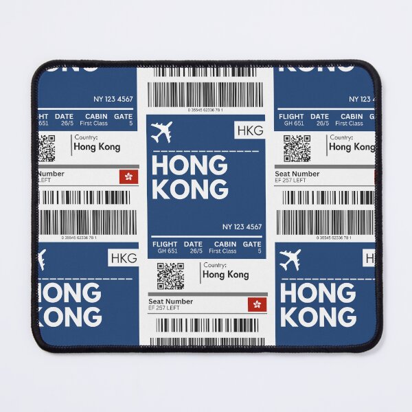 Item preview, Hong Kong Airplane Boarding pass designed and sold by RoamInk.