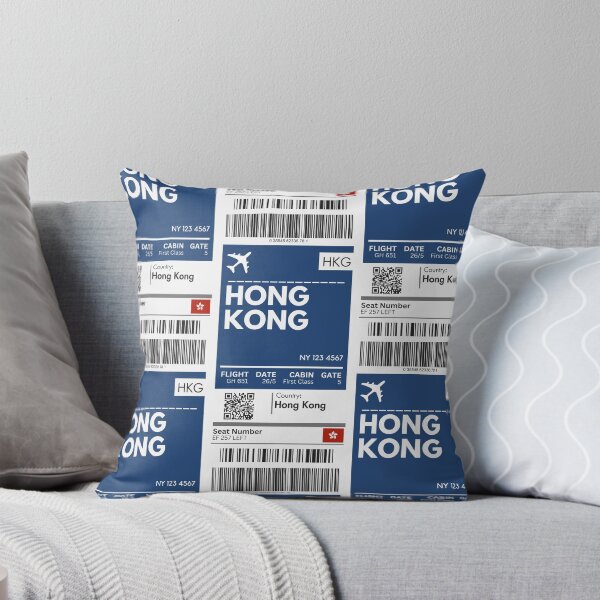 Item preview, Hong Kong Airplane Boarding pass designed and sold by RoamInk.