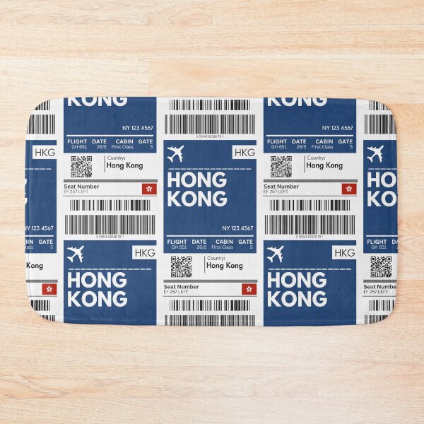 Item preview, Hong Kong Airplane Boarding pass designed and sold by RoamInk.