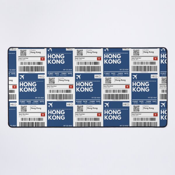 Item preview, Hong Kong Airplane Boarding pass designed and sold by RoamInk.