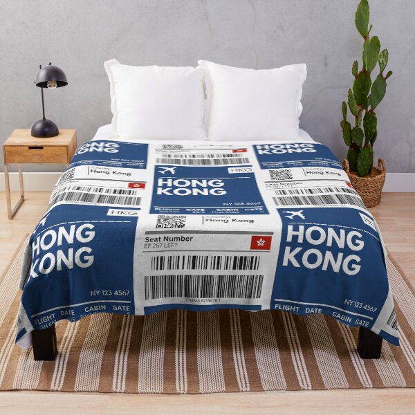 Item preview, Hong Kong Airplane Boarding pass designed and sold by RoamInk.