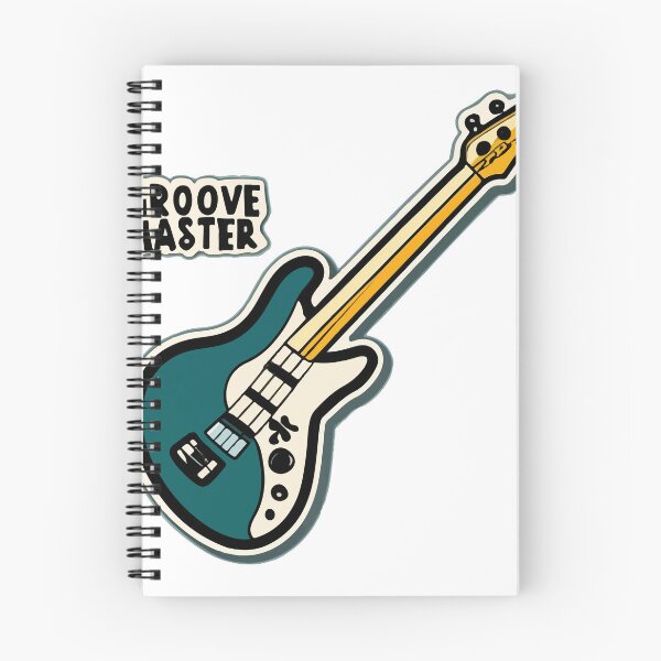 Item preview, Groove Master Bass Fretboard Illustration designed and sold by NiftyWrx.