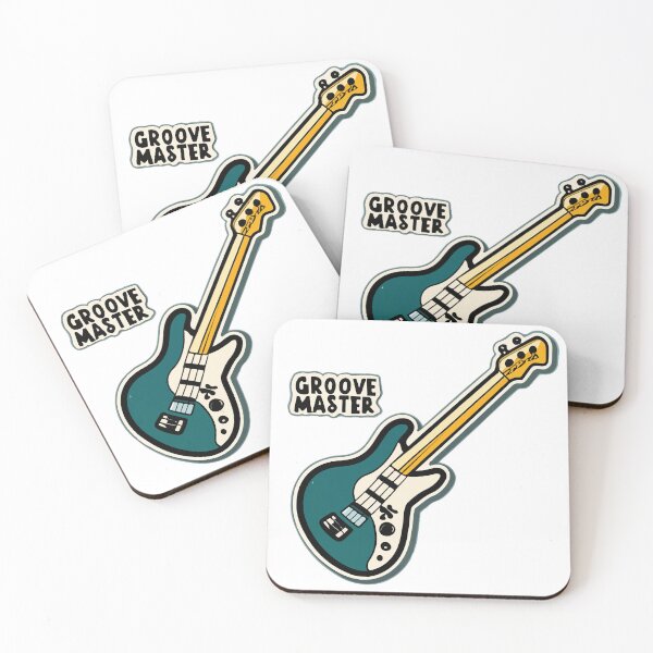 Item preview, Groove Master Bass Fretboard Illustration designed and sold by NiftyWrx.