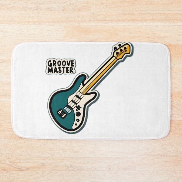 Item preview, Groove Master Bass Fretboard Illustration designed and sold by NiftyWrx.