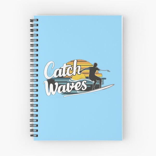 Item preview, Surfing with text ' Catch Waves' designed and sold by Tomasz  Siennicki.