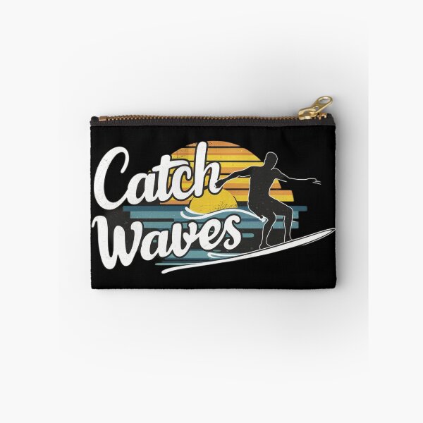 Item preview, Surfing with text ' Catch Waves' designed and sold by Tomasz  Siennicki.