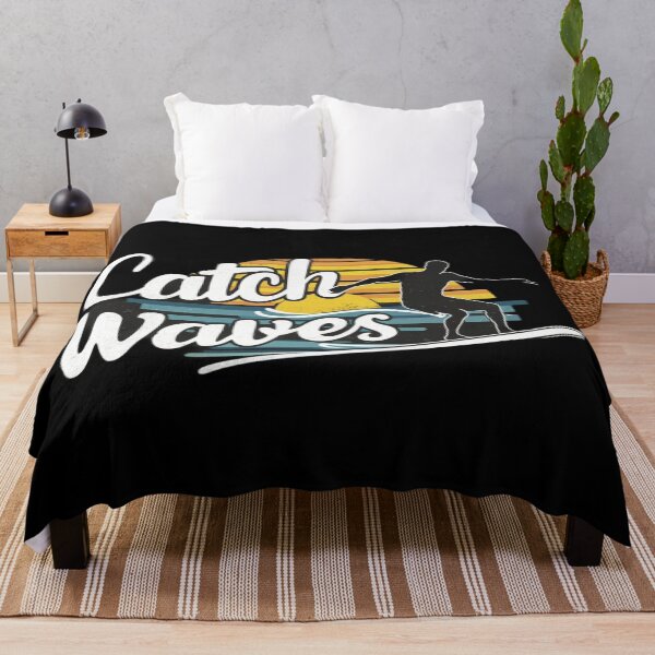 Item preview, Surfing with text ' Catch Waves' designed and sold by Tomasz  Siennicki.