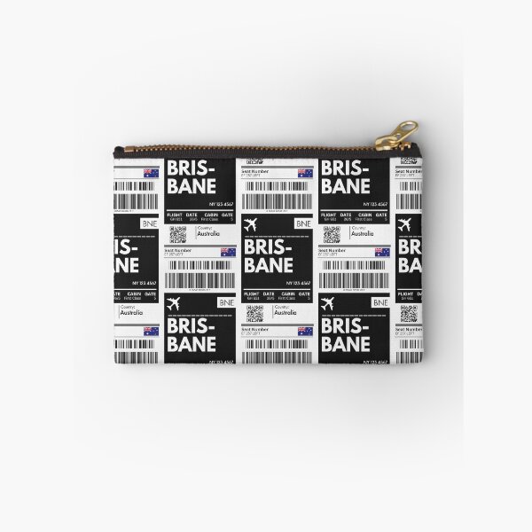Item preview, Brisbane Airplane Boarding pass designed and sold by RoamInk.