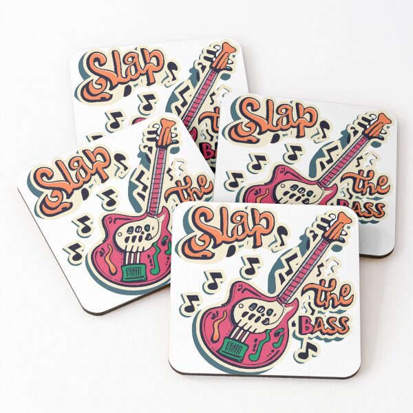 Item preview, Retro Bass Guitar Comic Style Design designed and sold by NiftyWrx.