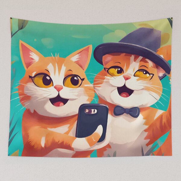 Item preview, Cats' Selfie Fun 3 designed and sold by Tom-Johnson.