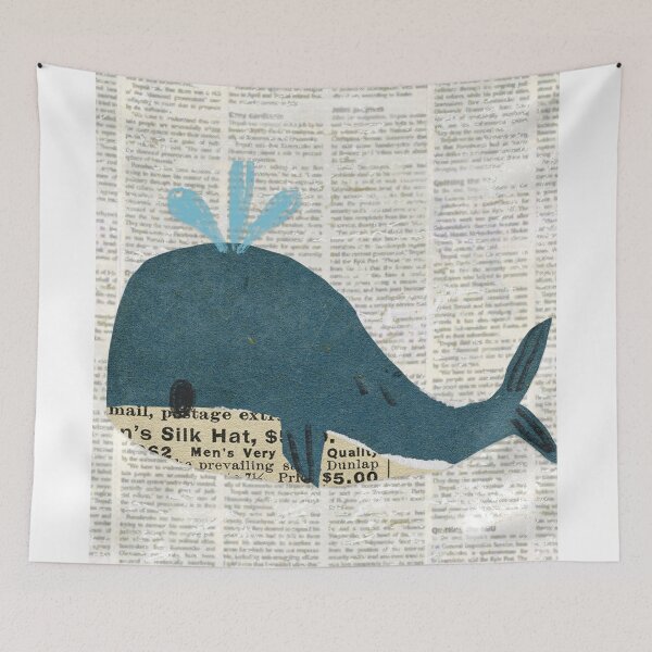 Item preview, Dolphin T-shirts, nature pattern T-shirts, cute wild animal pattern T-shirts, vintage style T-shirts, newspapers designed and sold by BeYourself1993.