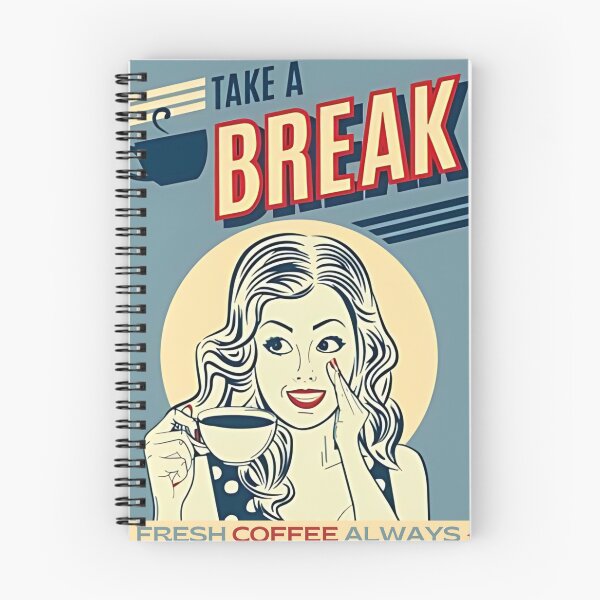 Item preview, Take a Break Fresh Coffee Always - Retro designed and sold by Vicky021.