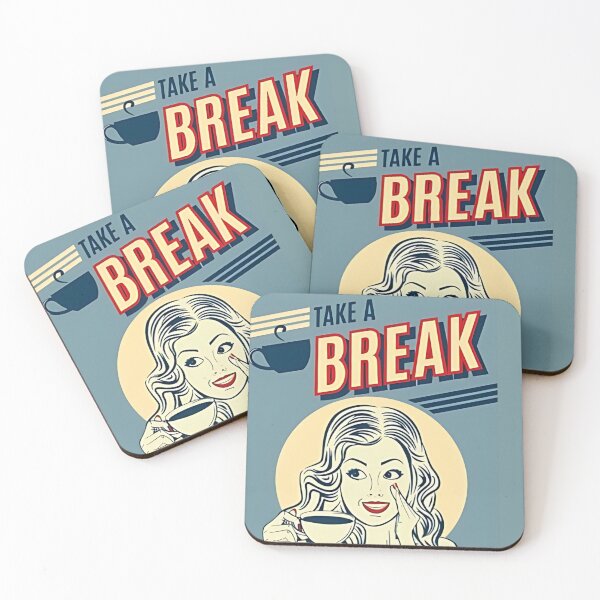 Item preview, Take a Break Fresh Coffee Always - Retro designed and sold by Vicky021.
