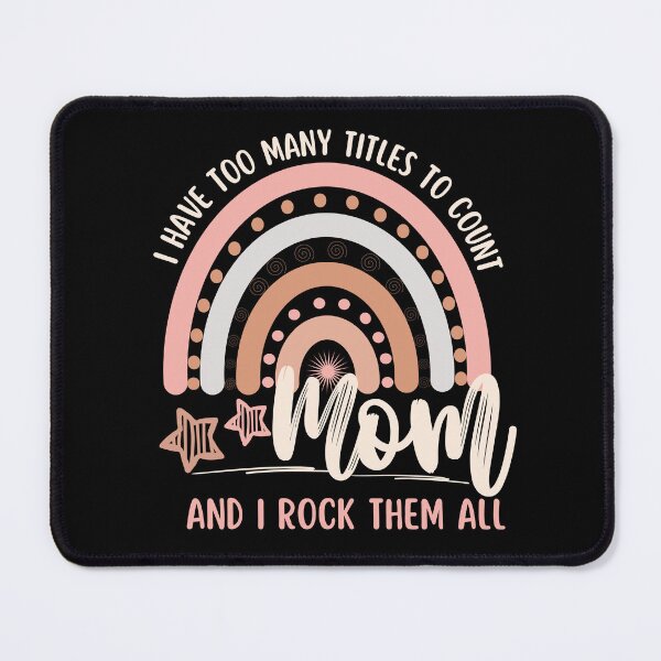 Item preview, Mother's Day Mom Rainbow Funny Saying designed and sold by SunfullyYours.