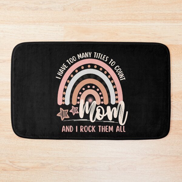 Item preview, Mother's Day Mom Rainbow Funny Saying designed and sold by SunfullyYours.