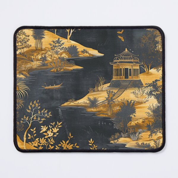 Item preview, Toile De Jouy in Golden designed and sold by EvgeniiaSim.