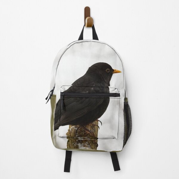 Item preview, Black and white color. Eurasian blackbird designed and sold by Jouko Lehto Photography.