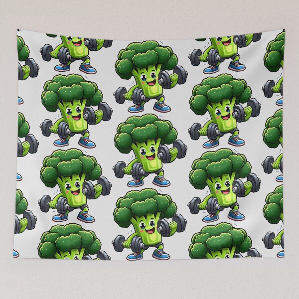 Item preview, Broc-Strong: When Greens Hit the Gym! designed and sold by SplashTastic.