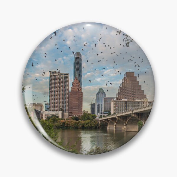 Item preview, Austin Texas Skyline Bats Ladybird Lake  designed and sold by oz10.