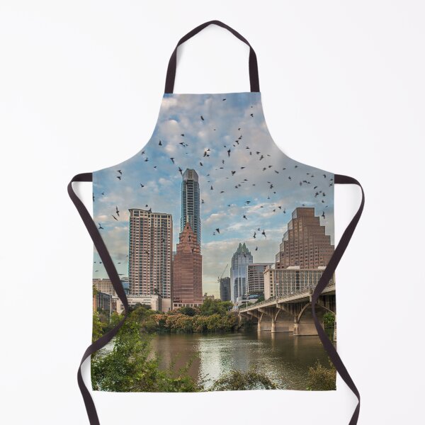 Item preview, Austin Texas Skyline Bats Ladybird Lake designed and sold by oz10.