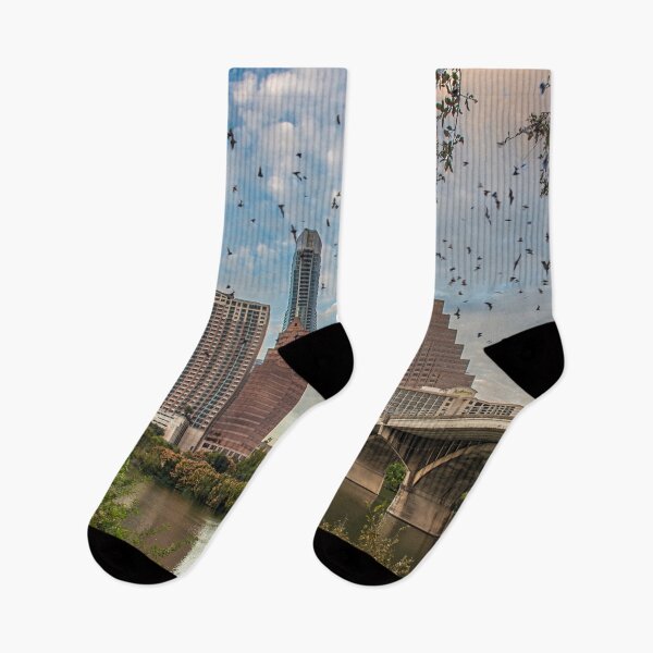Item preview, Austin Texas Skyline Bats Ladybird Lake  designed and sold by oz10.