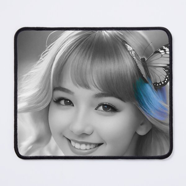 Item preview, Butterfly fairy 2 bw designed and sold by deep-sea-birds.