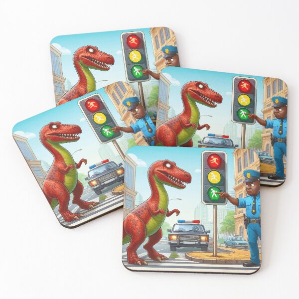 Item preview, Tyrannosaurus Traffic Tamer: Don't Mess with Dino Authority designed and sold by OCNau.