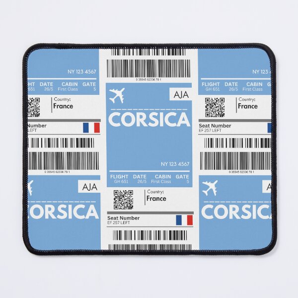 Item preview, Corsica Airplane Boarding pass designed and sold by RoamInk.