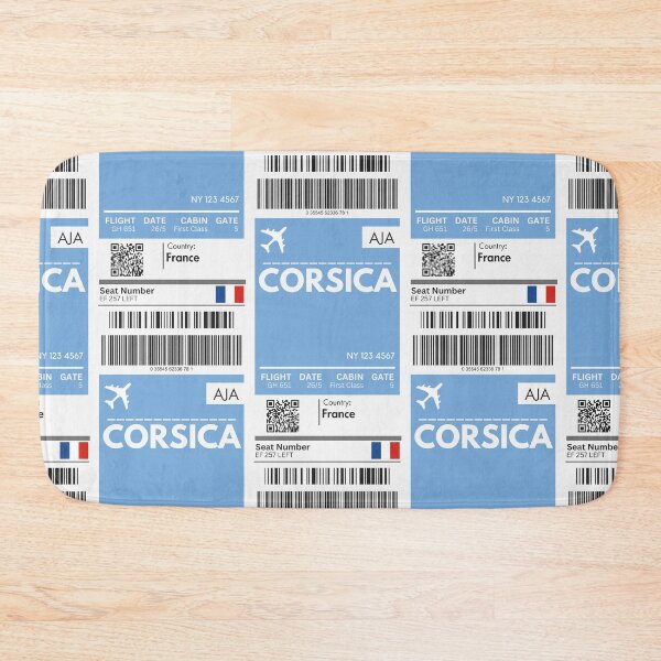 Item preview, Corsica Airplane Boarding pass designed and sold by RoamInk.
