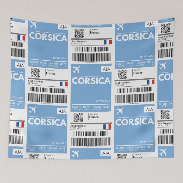 Item preview, Corsica Airplane Boarding pass designed and sold by RoamInk.