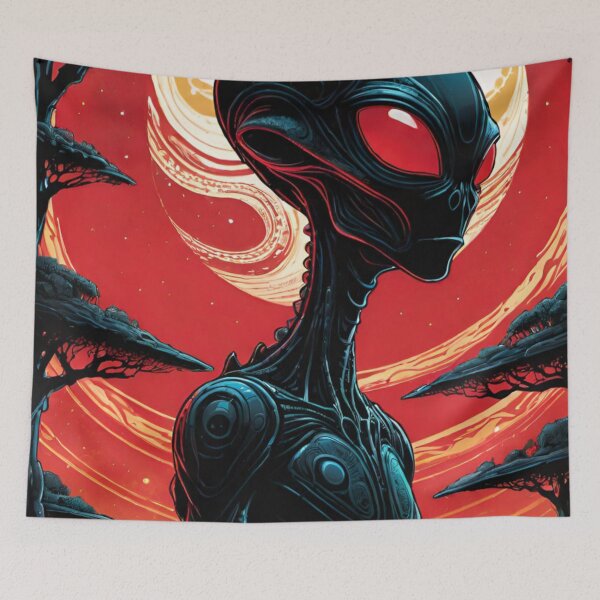 Item preview, Veiled Titan: Alien Enigma designed and sold by LyssasMindArt.
