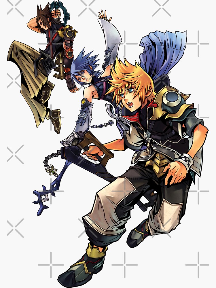 Ventus, Aqua and Terra - Kingdom Hearts Birth by Sleep | Sticker