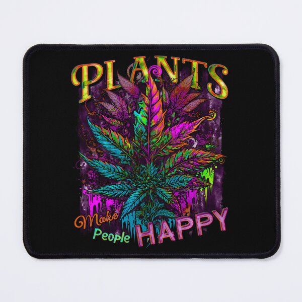 Item preview, Plants Make People Happy Drippy Hemp Cannabis Leaves Purple designed and sold by MindWave THC.