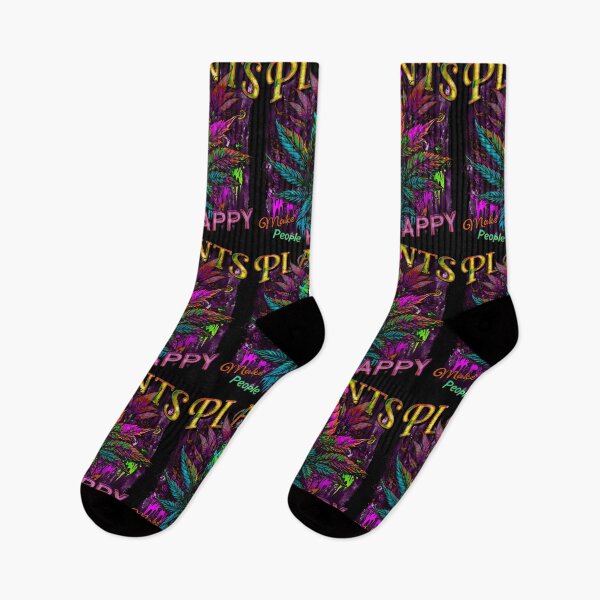 Item preview, Plants Make People Happy Drippy Hemp Cannabis Leaves Purple designed and sold by MindWave THC.