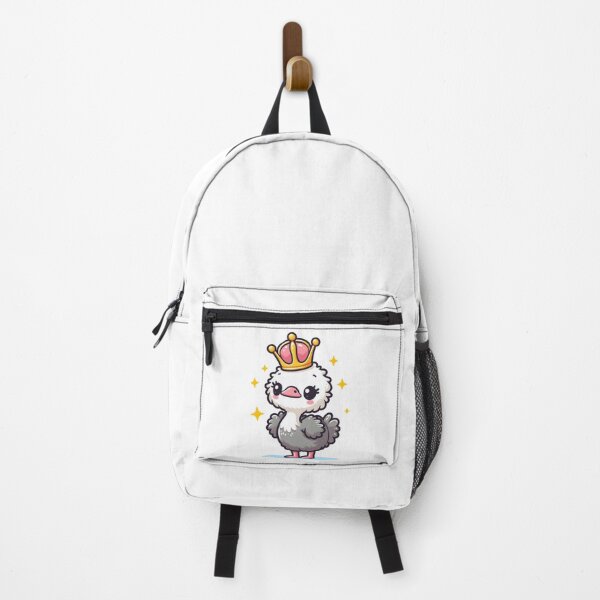 Item preview, Kawaii Ostrich With Crown designed and sold by CanvasCutie.