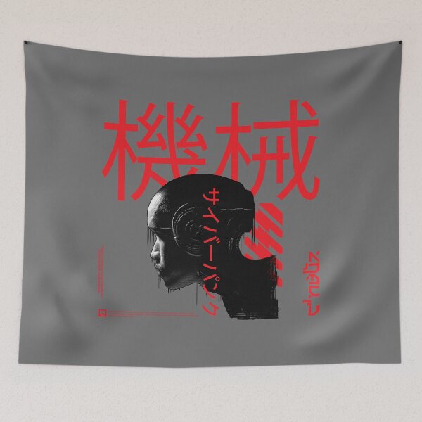 Item preview, cyberpunk and japanese manga anime of scifi futuristic gaming style designed and sold by CYBER-ROR.