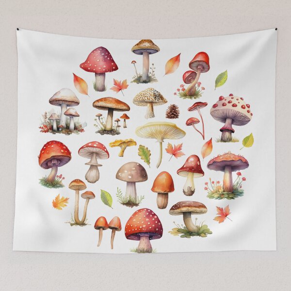Item preview, Woodland Mushroom Collection for Nature Lovers designed and sold by Mia-Kara.