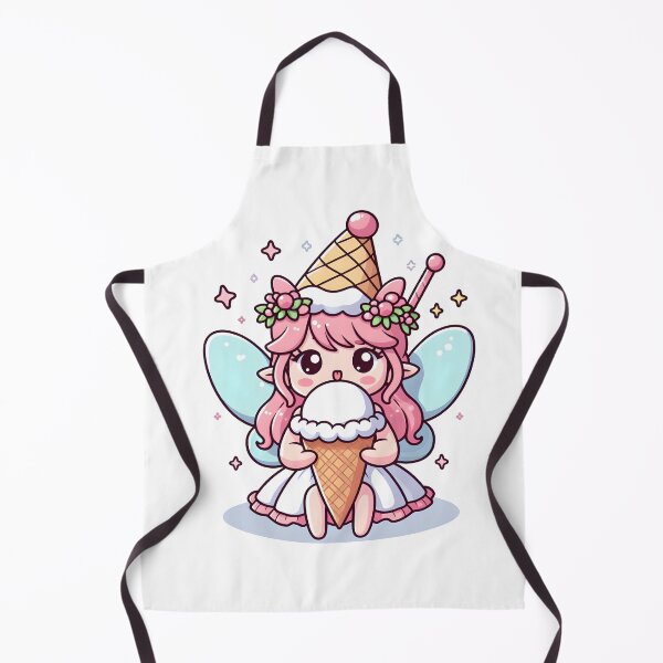 Item preview, Kawaii Sweet Fairy With Ice Cream Cone Hat designed and sold by CanvasCutie.