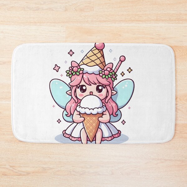 Item preview, Kawaii Sweet Fairy With Ice Cream Cone Hat designed and sold by CanvasCutie.