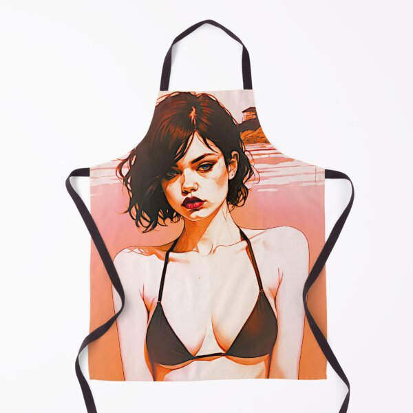 Item preview, Sun-Kissed Sands: Bikini Beauty on Beach designed and sold by Sanctum Icons.